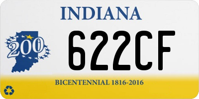 IN license plate 622CF