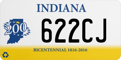 IN license plate 622CJ