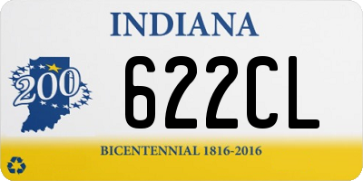 IN license plate 622CL