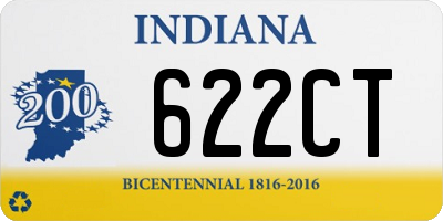 IN license plate 622CT