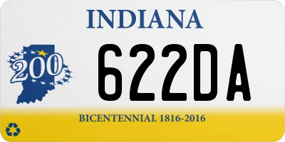 IN license plate 622DA