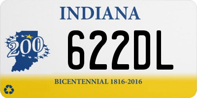 IN license plate 622DL