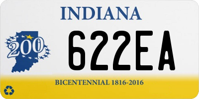 IN license plate 622EA