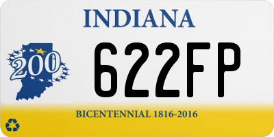 IN license plate 622FP