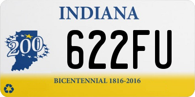 IN license plate 622FU