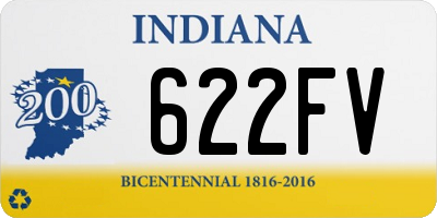 IN license plate 622FV