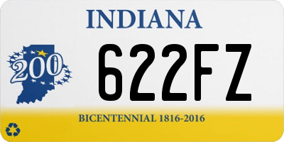 IN license plate 622FZ