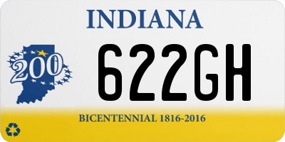 IN license plate 622GH