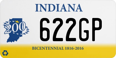 IN license plate 622GP