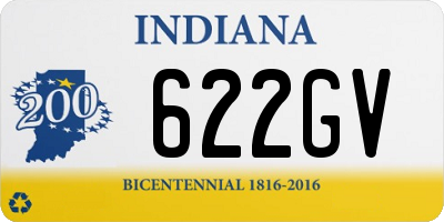 IN license plate 622GV