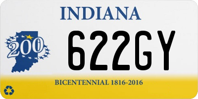 IN license plate 622GY