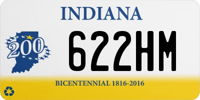 IN license plate 622HM