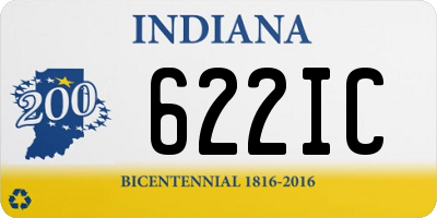 IN license plate 622IC