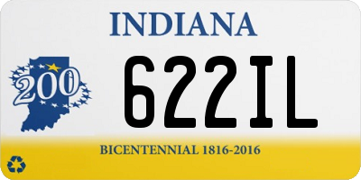 IN license plate 622IL