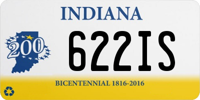 IN license plate 622IS