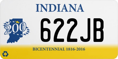 IN license plate 622JB