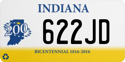 IN license plate 622JD