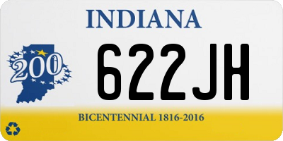 IN license plate 622JH