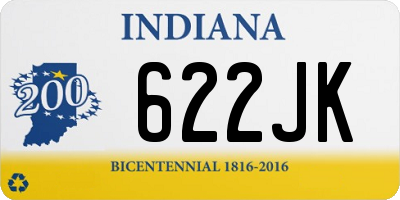 IN license plate 622JK