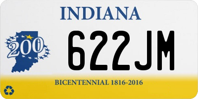 IN license plate 622JM