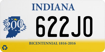 IN license plate 622JO