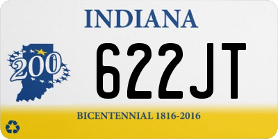 IN license plate 622JT