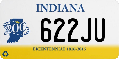 IN license plate 622JU