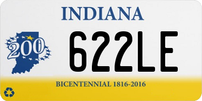 IN license plate 622LE