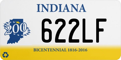 IN license plate 622LF