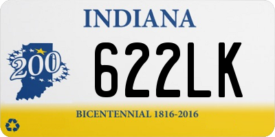 IN license plate 622LK