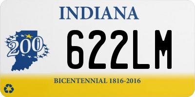 IN license plate 622LM