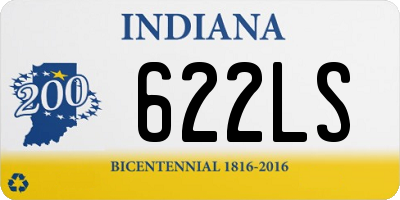 IN license plate 622LS