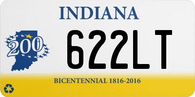 IN license plate 622LT