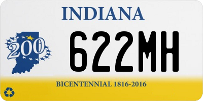 IN license plate 622MH