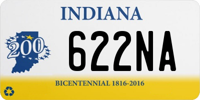 IN license plate 622NA