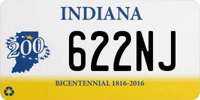 IN license plate 622NJ