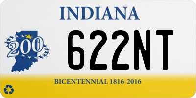 IN license plate 622NT