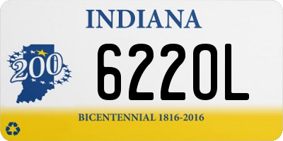 IN license plate 622OL