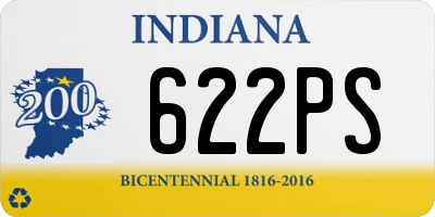 IN license plate 622PS