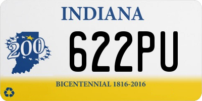 IN license plate 622PU