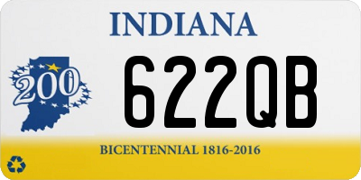 IN license plate 622QB