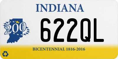 IN license plate 622QL