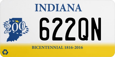 IN license plate 622QN