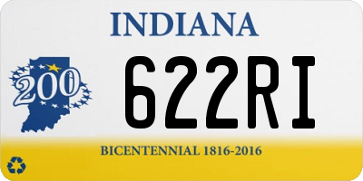 IN license plate 622RI