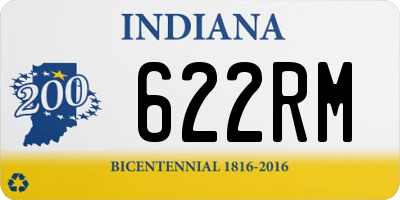 IN license plate 622RM