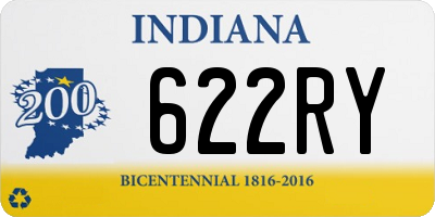 IN license plate 622RY