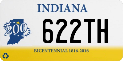 IN license plate 622TH