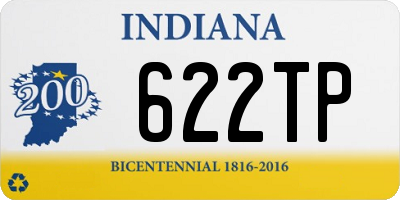 IN license plate 622TP