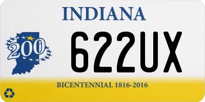 IN license plate 622UX