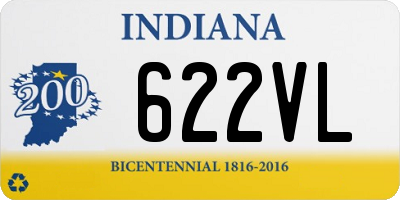 IN license plate 622VL